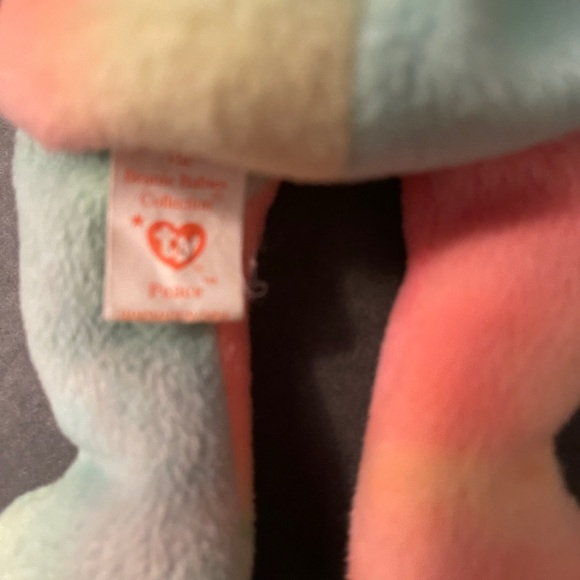 Ty peace bear no tag - Picture 3 of 5